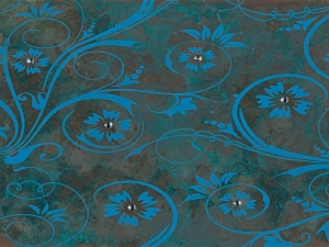 Copper Flowers Detail 